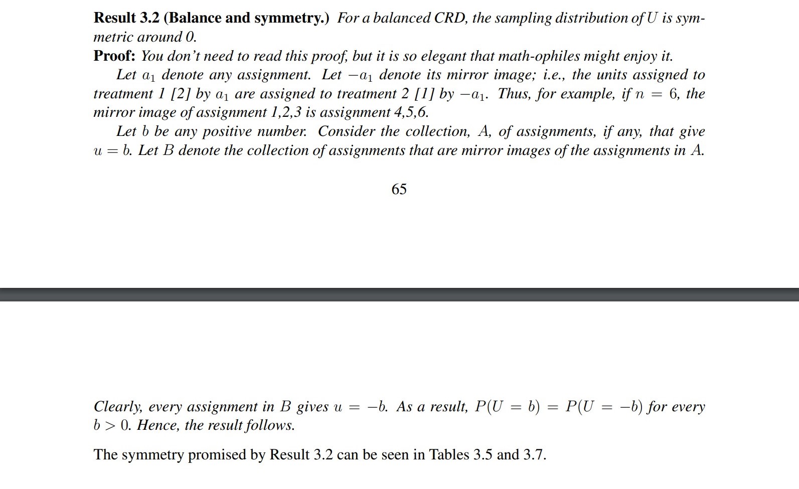 Theorem from the Skeptic’s Argument